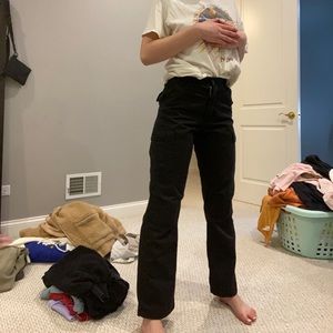 BRNADY MELVILLE CARGO BLACK PANTS